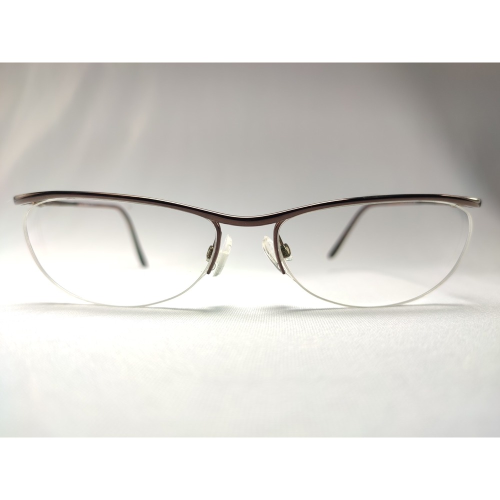 Tom Ford TF5132 048 Semi-Rimless Eyeglass Frames Only 55-16-135 Brown